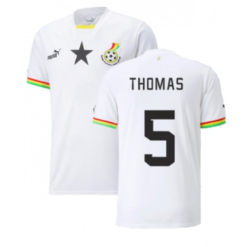 Ghana Thomas Partey #5 Hjemmedrakt VM 2022 Kortermet Ghana Thomas Partey #5 Hjemmedrakt VM 2022 Kortermet